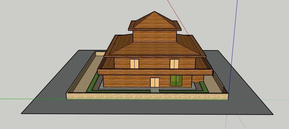 The Wood Cabin 3D model_6