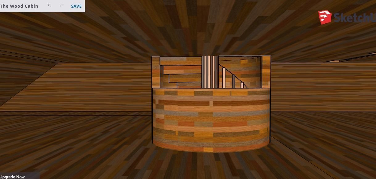 The Wood Cabin 3D model_1