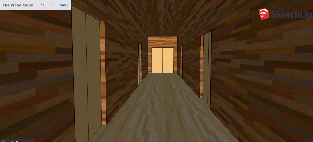 The Wood Cabin 3D model_2