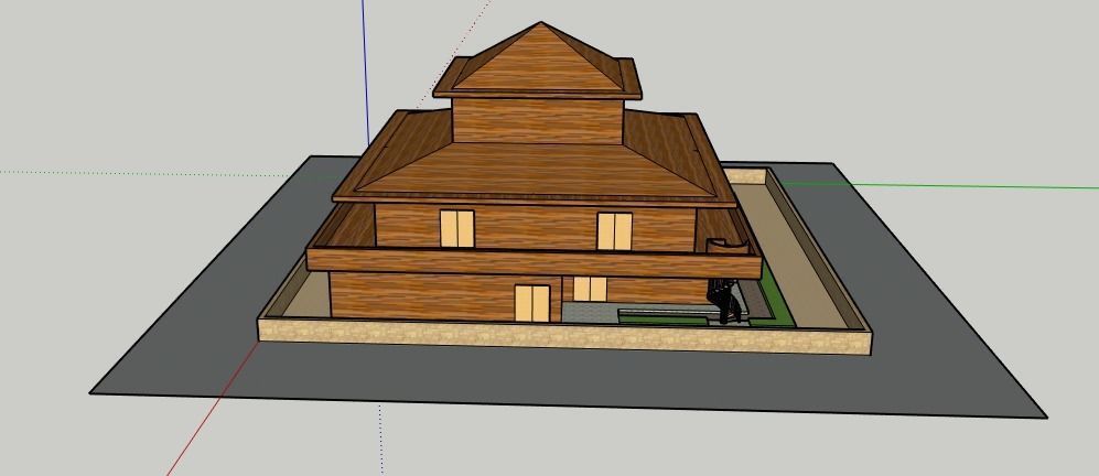 The Wood Cabin 3D model_4