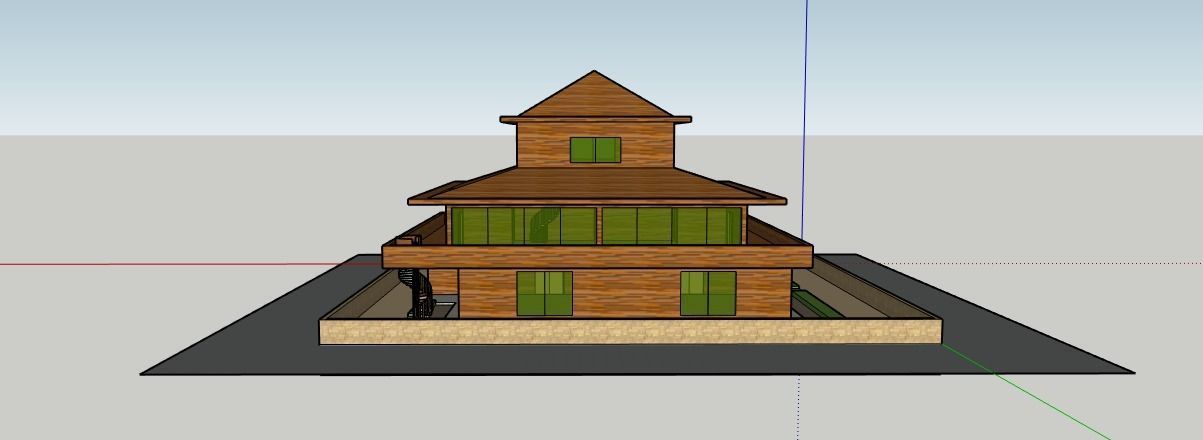 The Wood Cabin 3D model_5