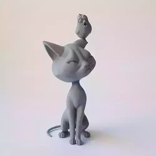 grumpy cat 3D print model