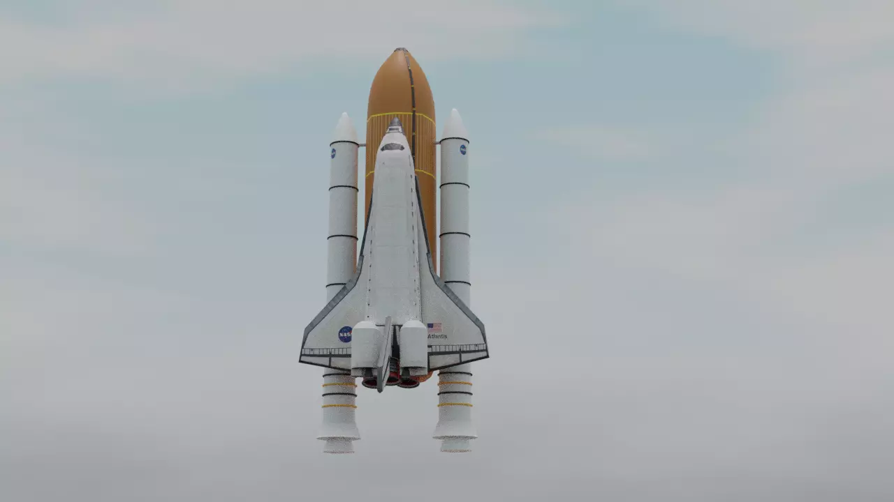 space shuttle 3D model_0