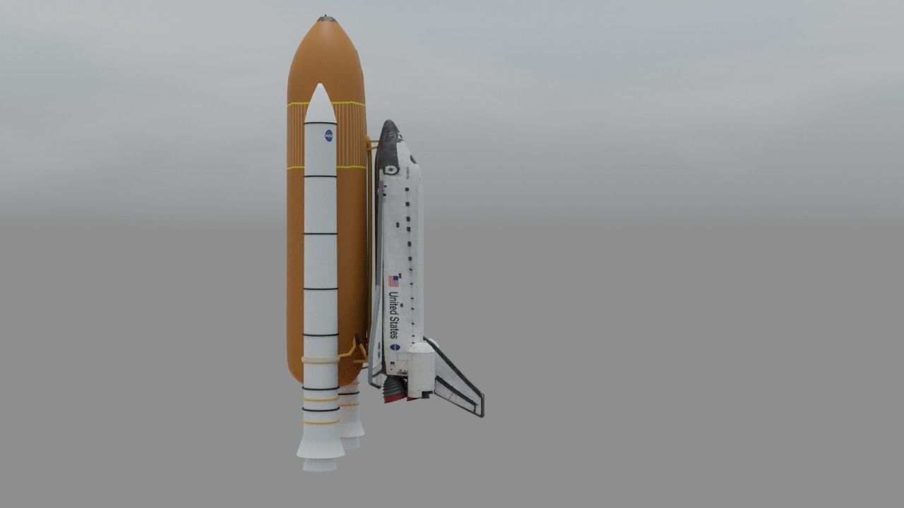 space shuttle 3D model_4