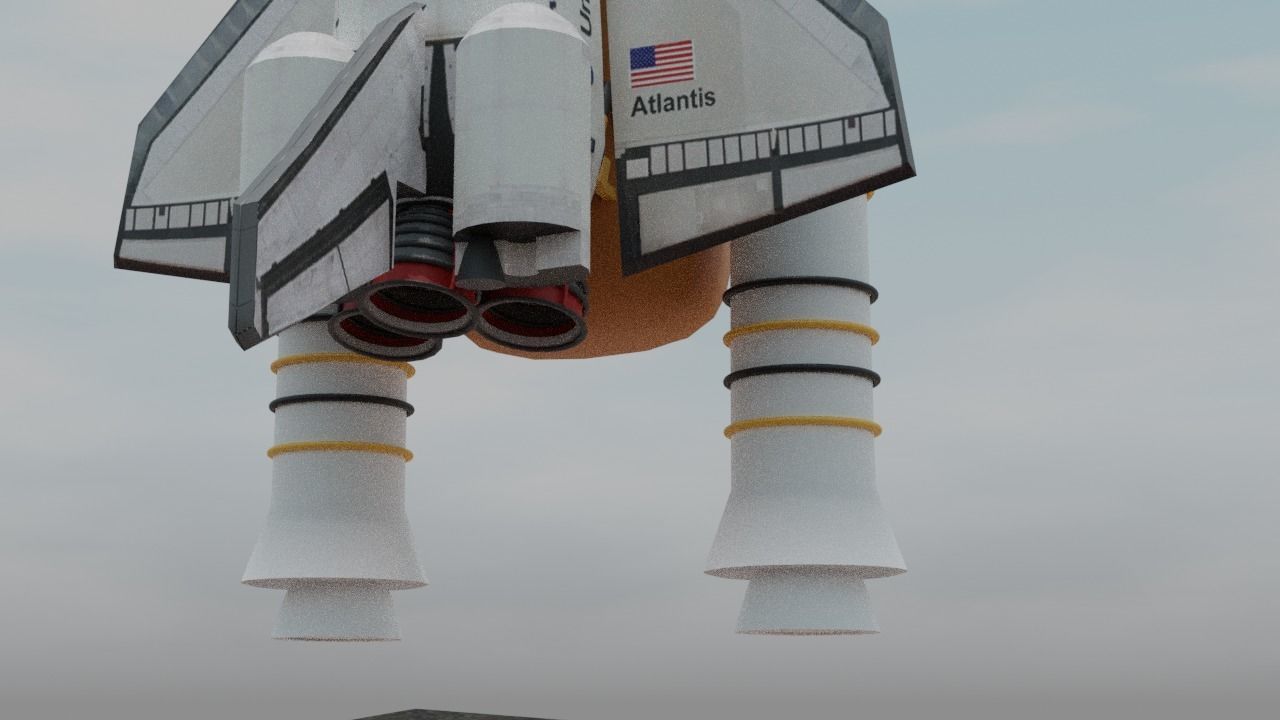space shuttle 3D model_2