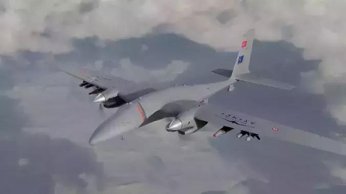 Bayraktar  AKINCI System - Fully Rigged