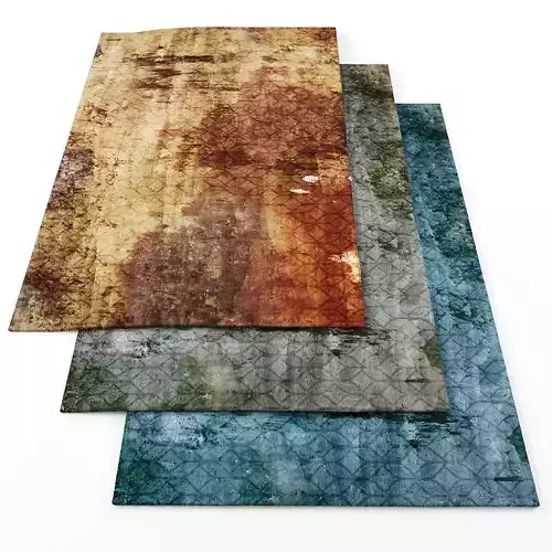 Rugs-789 grunge area rug