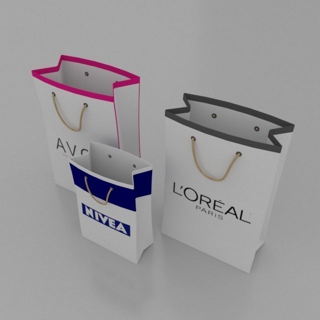 Paper Bags 3D model_2