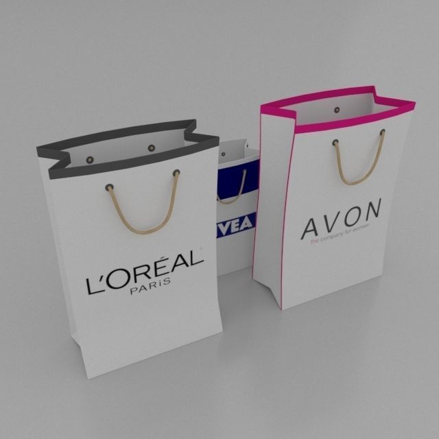 Paper Bags 3D model_3