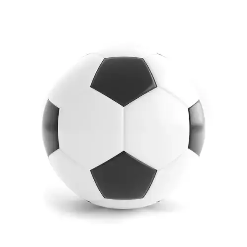 Black and White vintage Soccer Ball