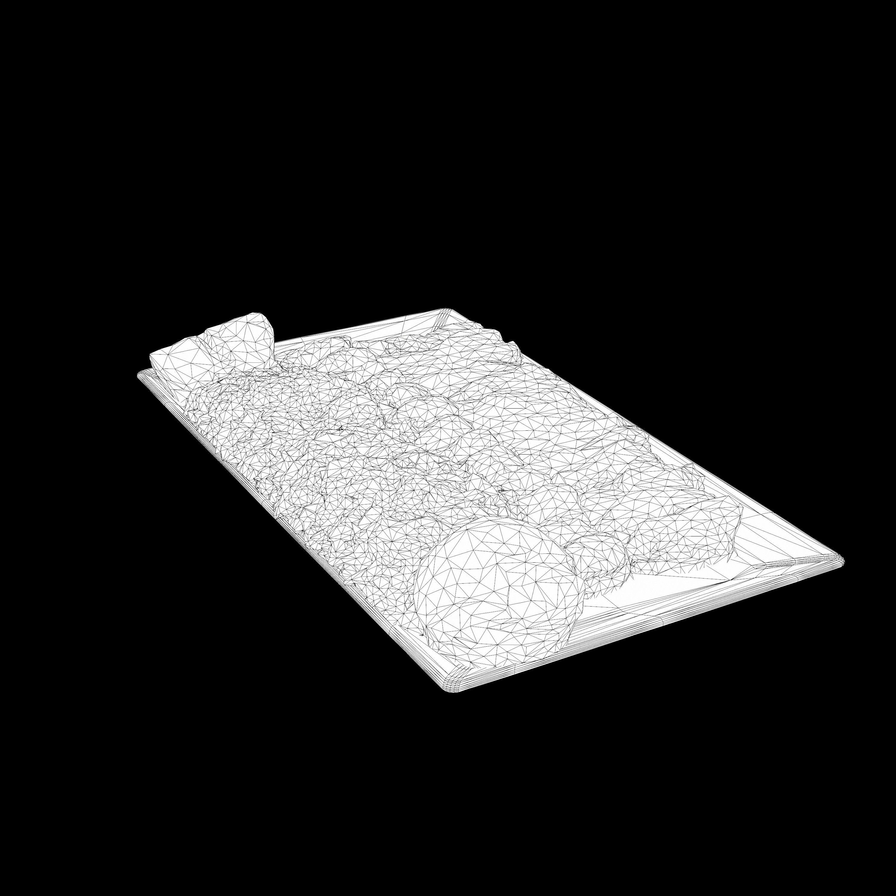 Kabab Barg Recipe Low-poly 3D model_15