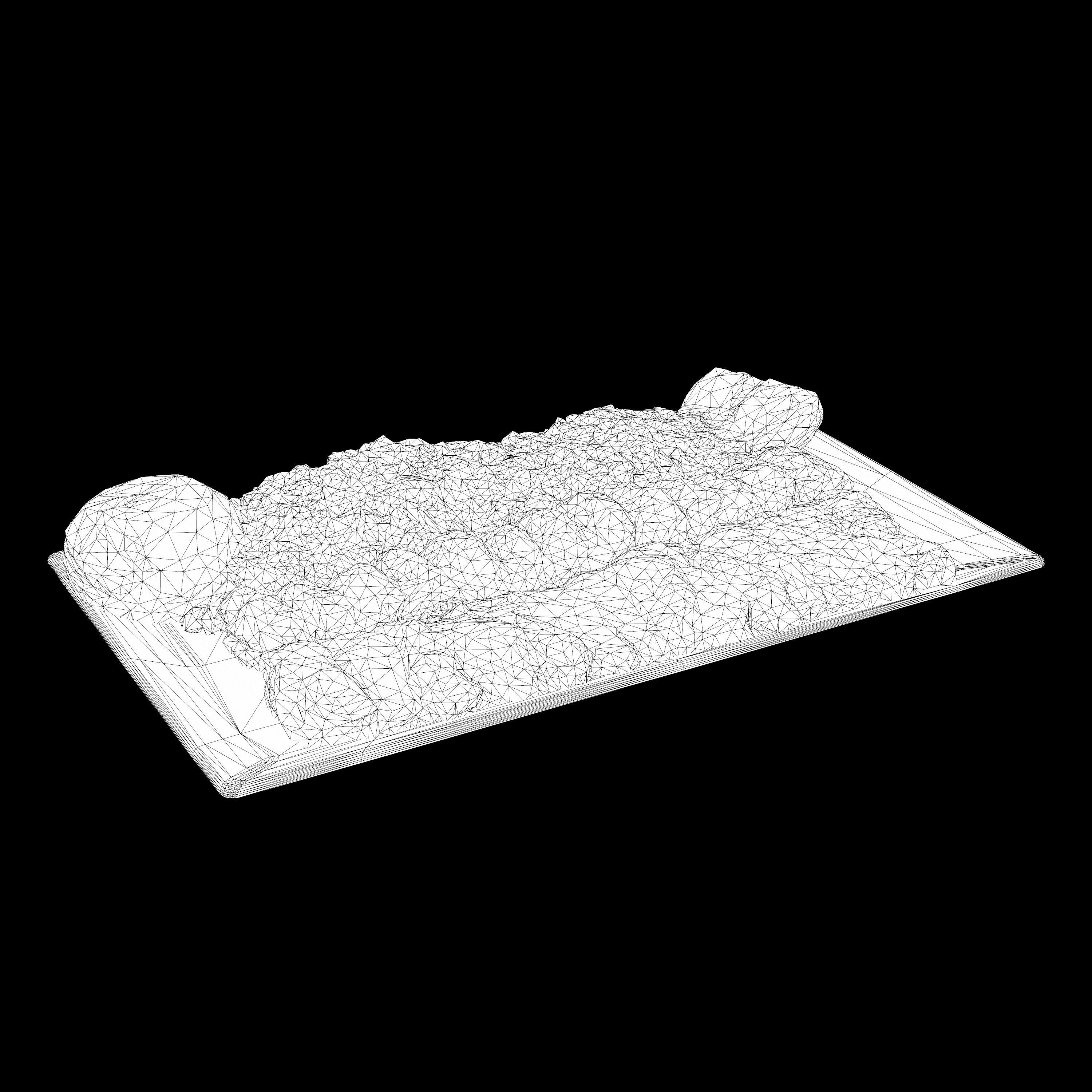 Kabab Barg Recipe Low-poly 3D model_14