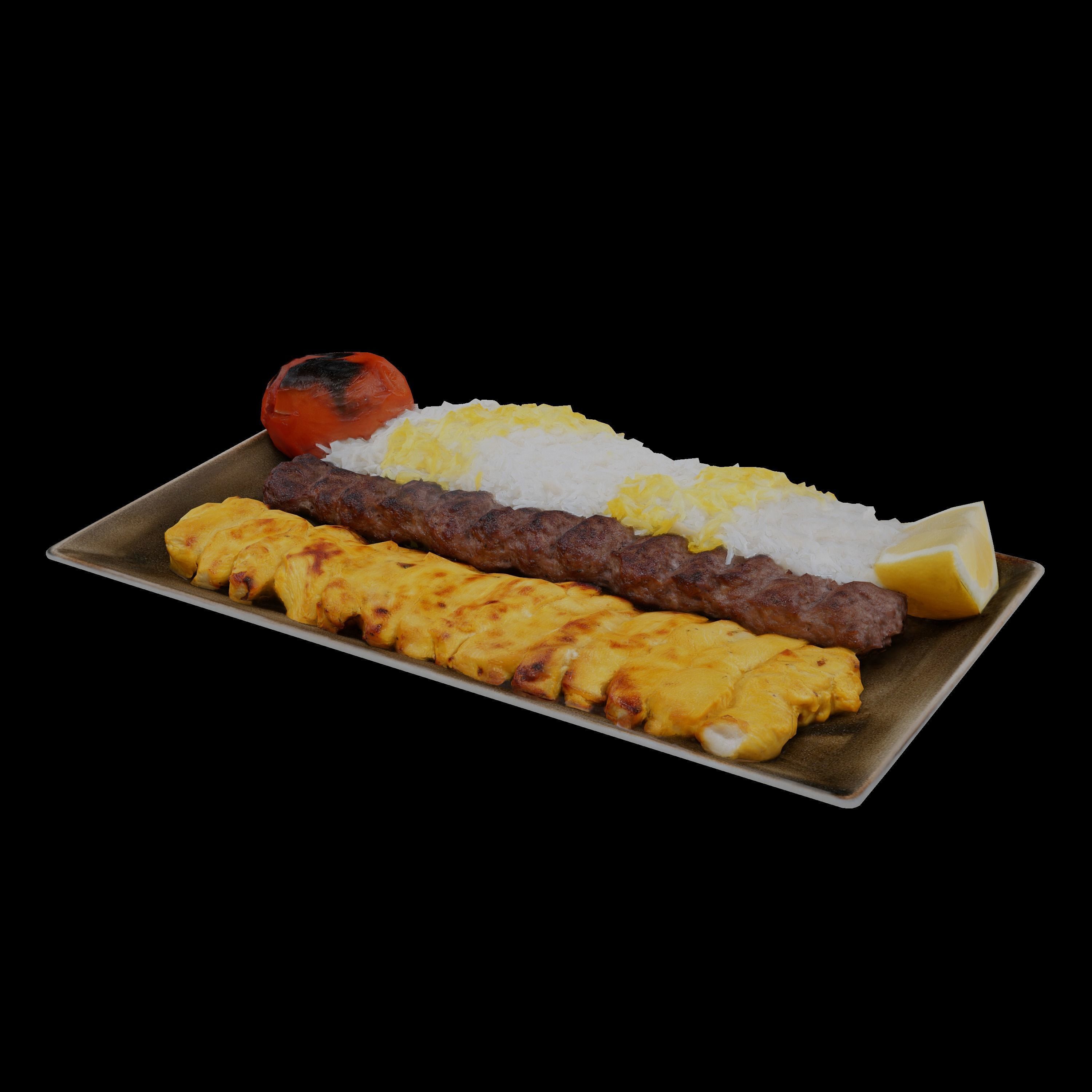 Kabab Barg Recipe Low-poly 3D model_5
