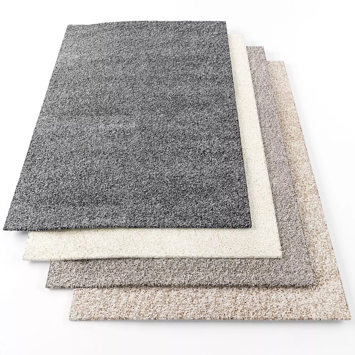 Rugs-806 set of rugs Low-poly 3D model_0