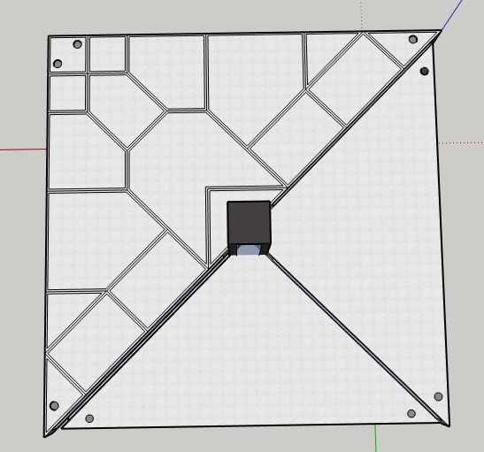 Triangle Tower 3D model_4