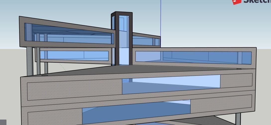 Triangle Tower 3D model_3