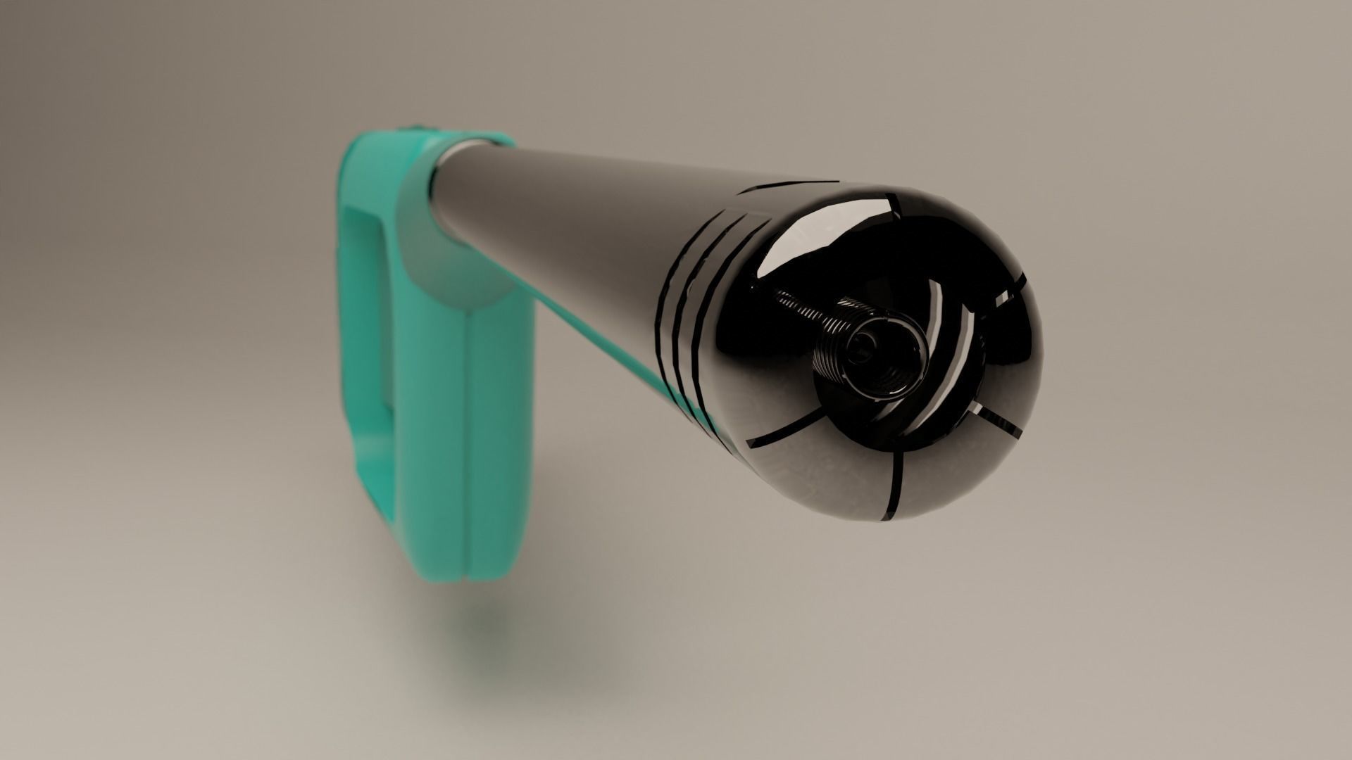 Gas Lighter 3D Low-poly 3D model_4