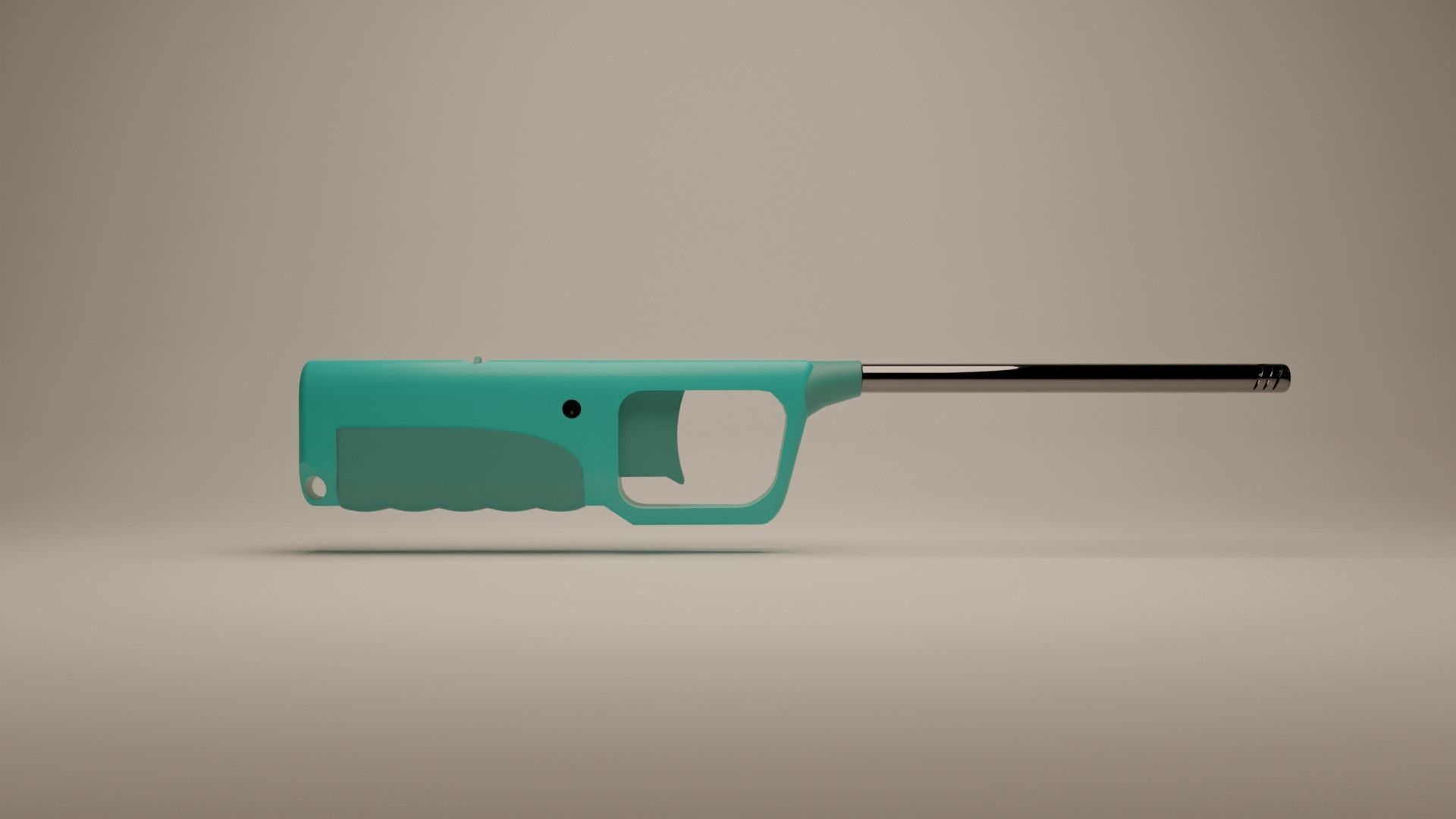 Gas Lighter 3D Low-poly 3D model_2