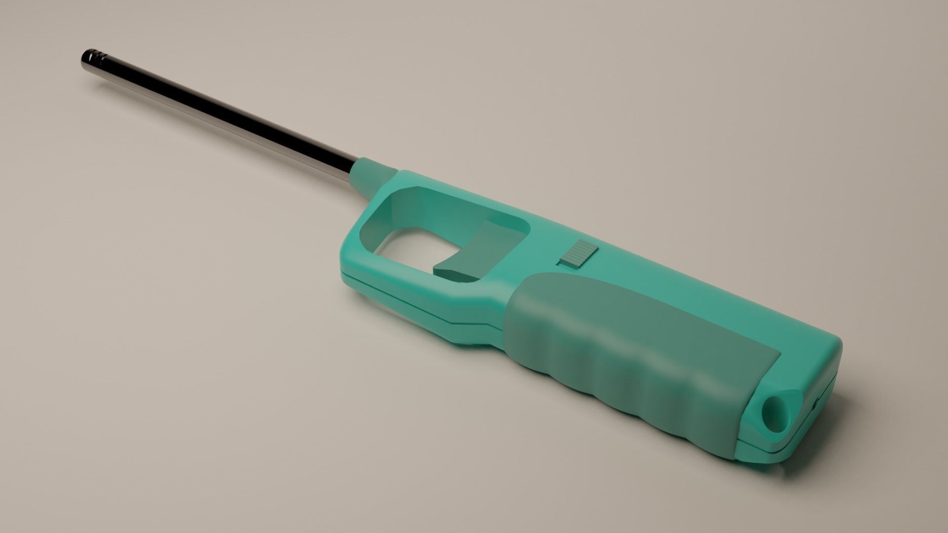 Gas Lighter 3D Low-poly 3D model_3