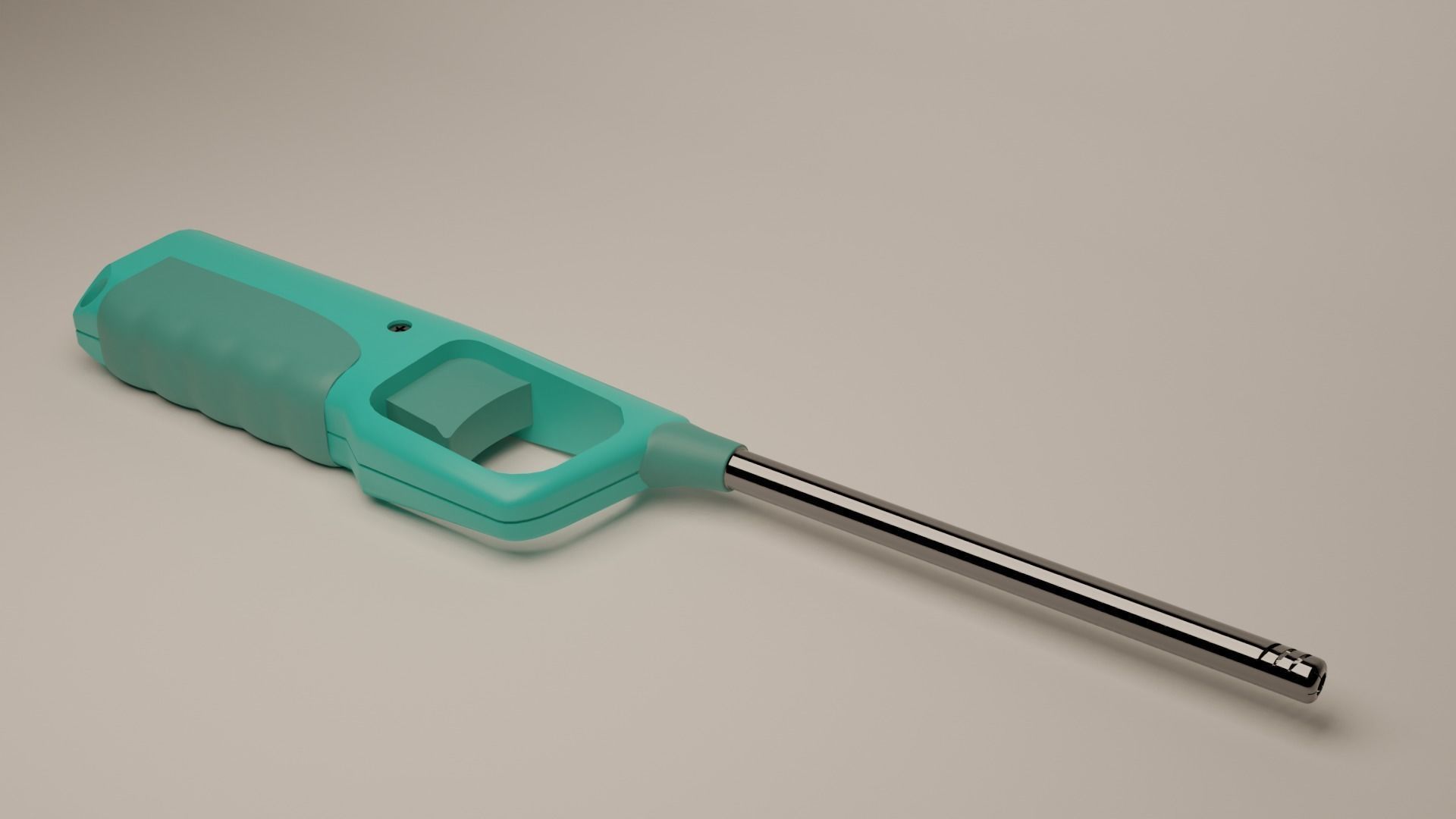 Gas Lighter 3D Low-poly 3D model_1