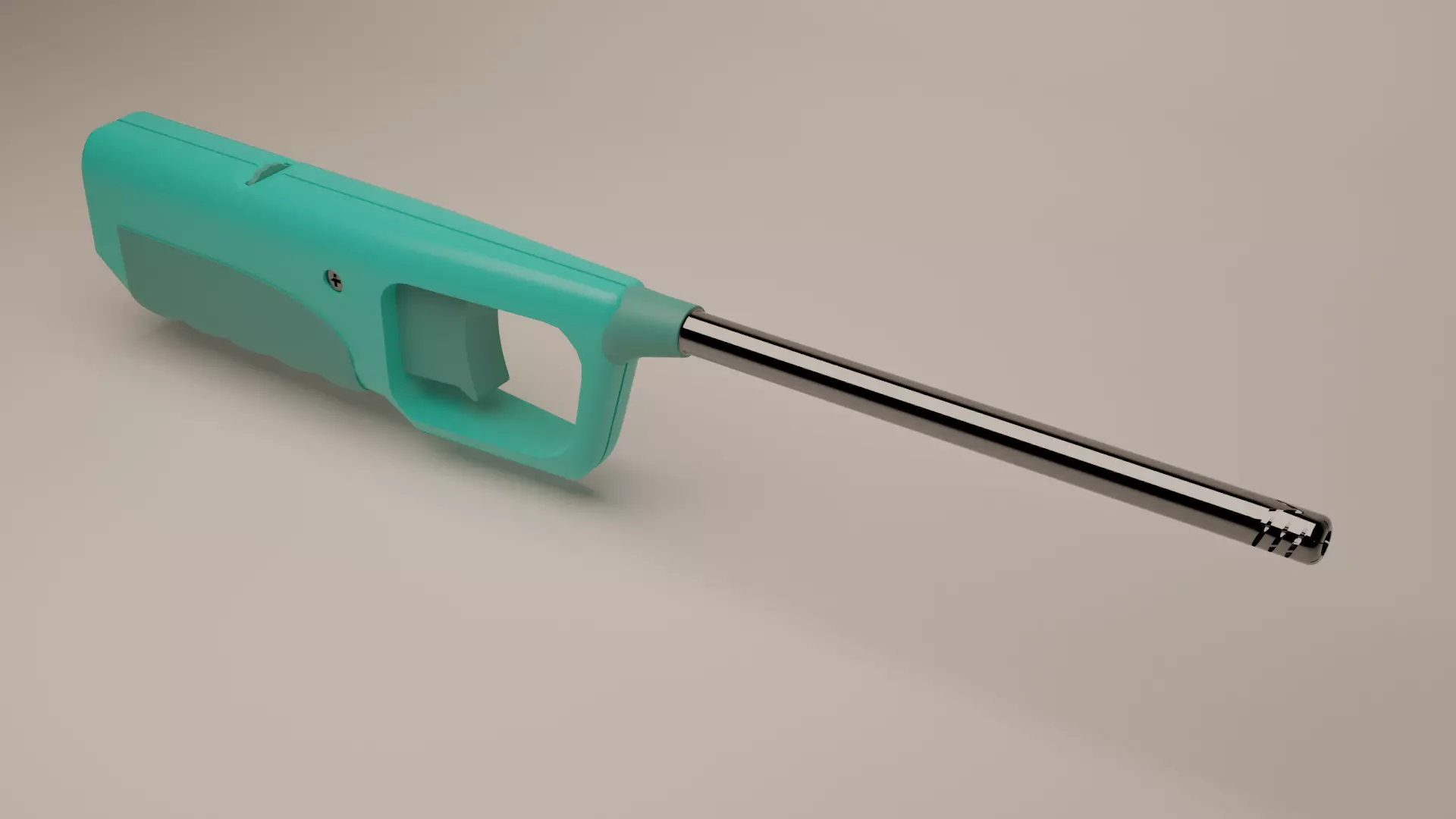 Gas Lighter 3D Low-poly 3D model_0