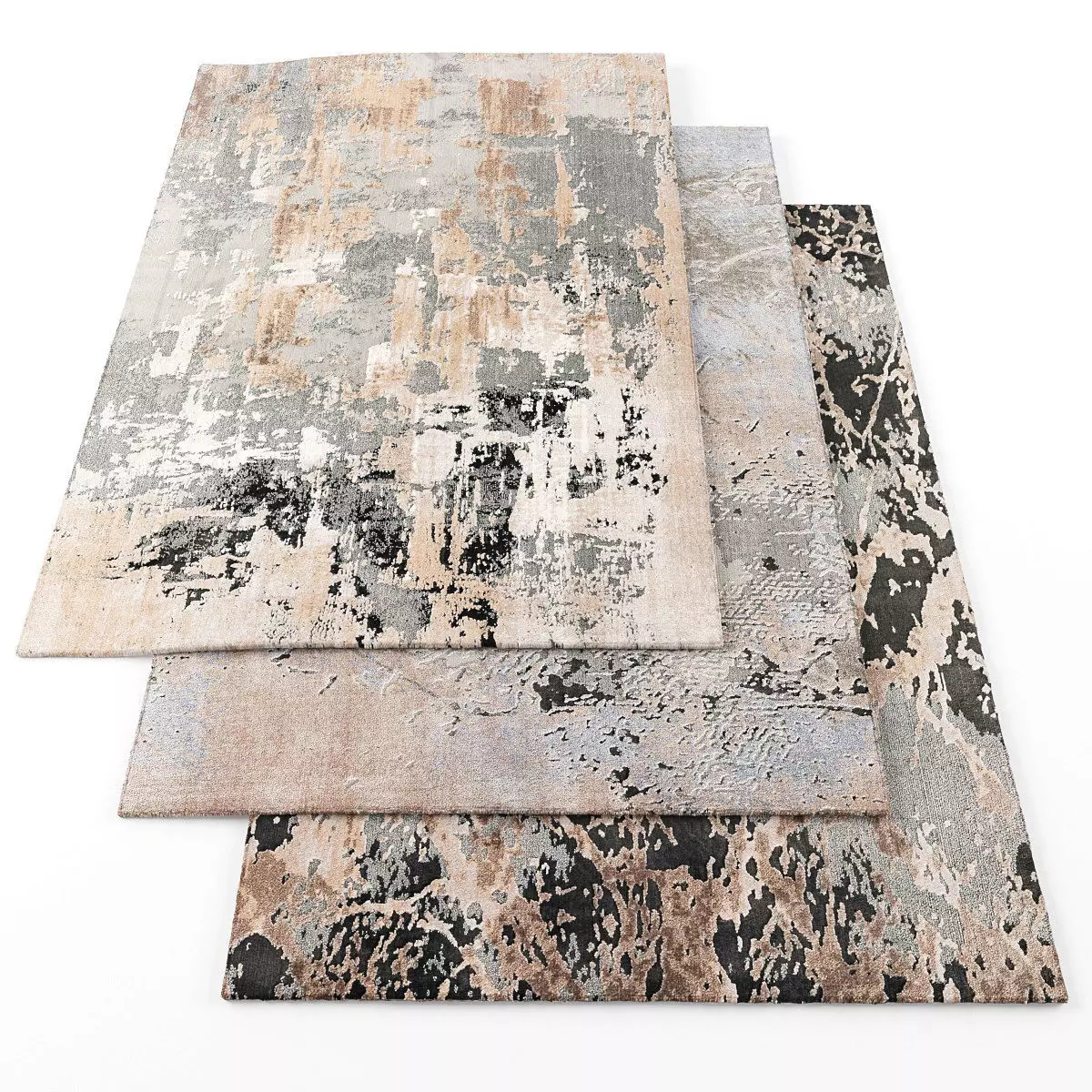 Rugs-814 modern rugs for living room Low-poly 3D model_0