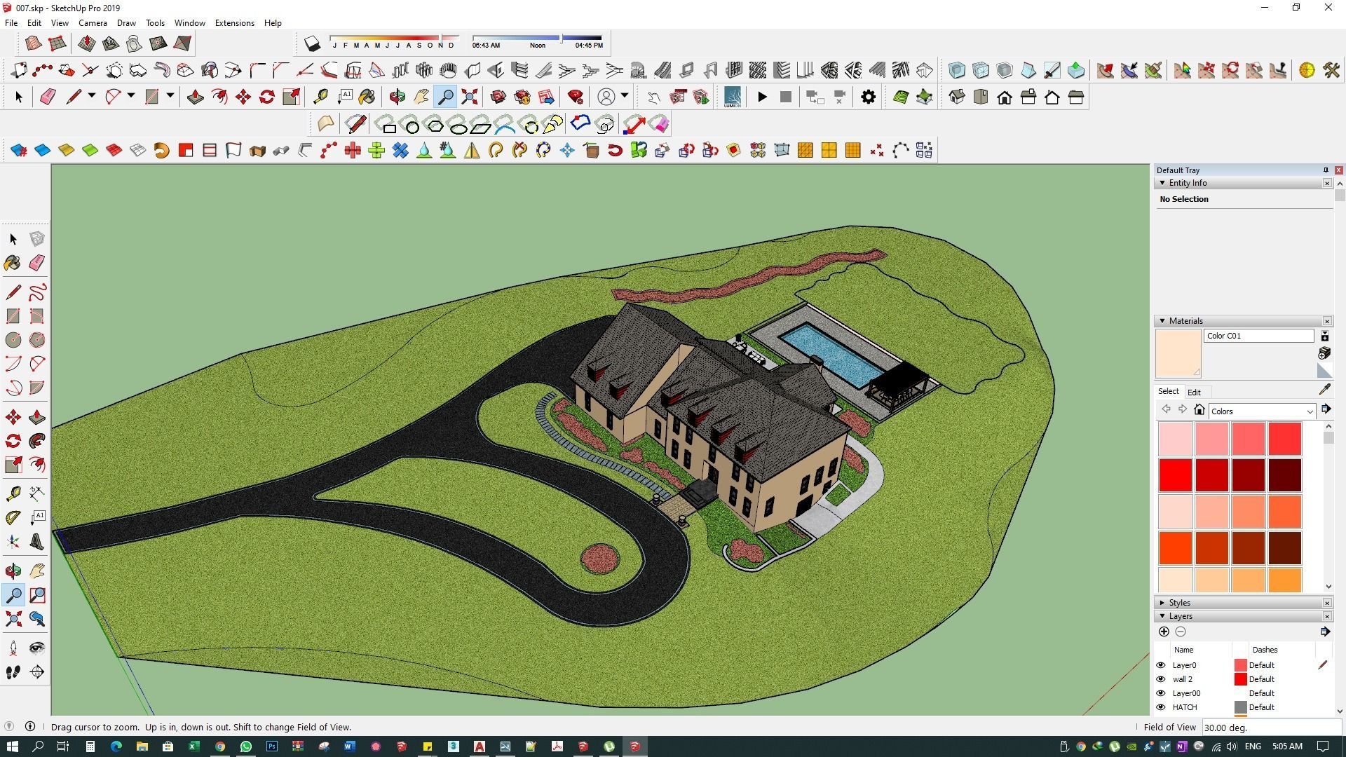 3d model residence landscape and design sketchup with lumion  3D model_13