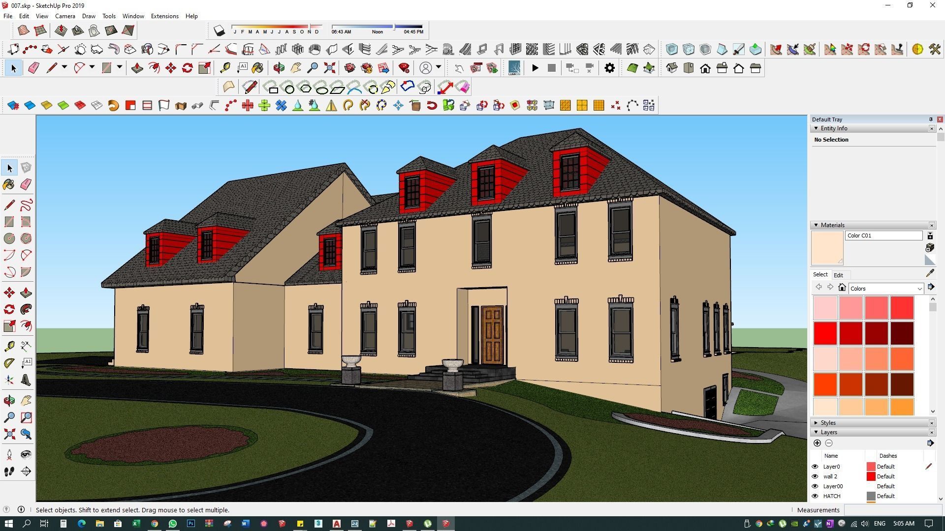 3d model residence landscape and design sketchup with lumion  3D model_9