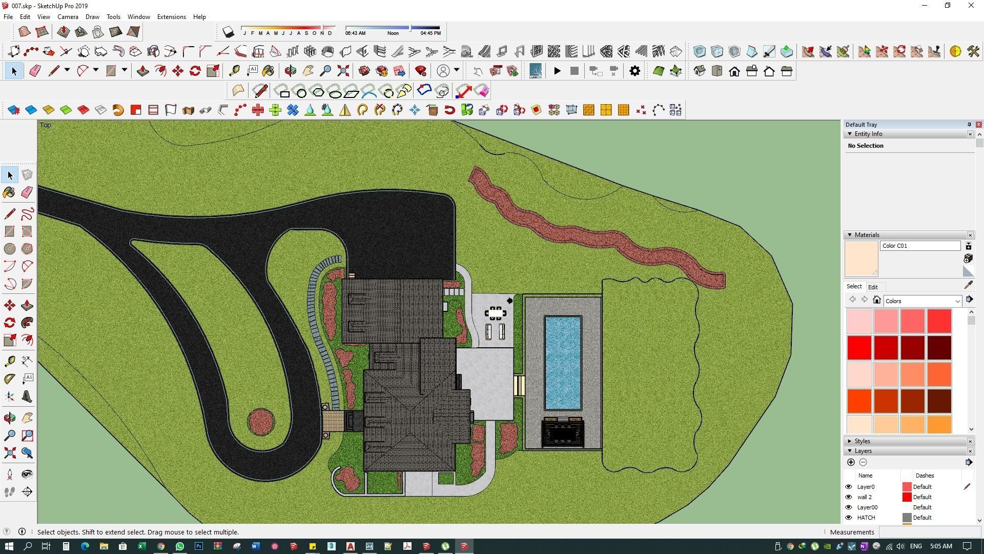 3d model residence landscape and design sketchup with lumion  3D model_19