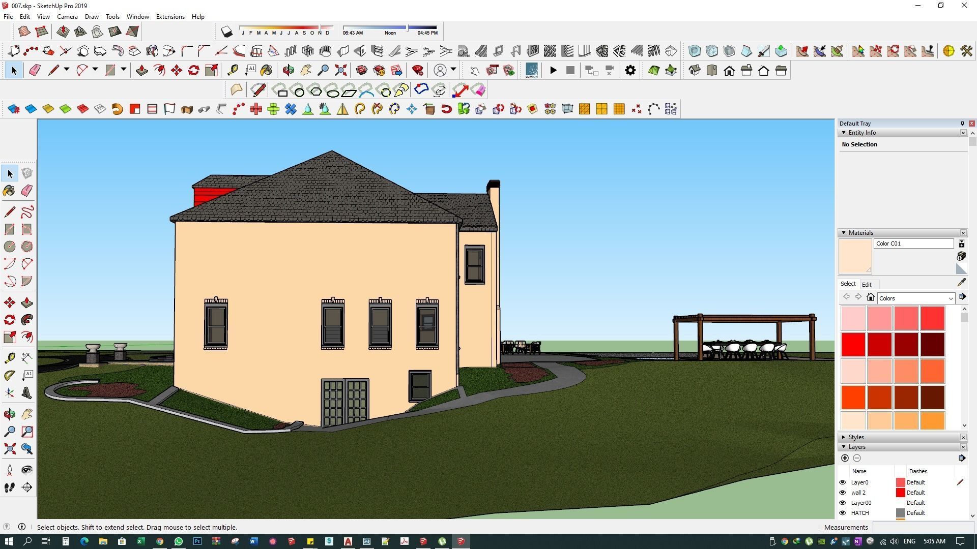 3d model residence landscape and design sketchup with lumion  3D model_10