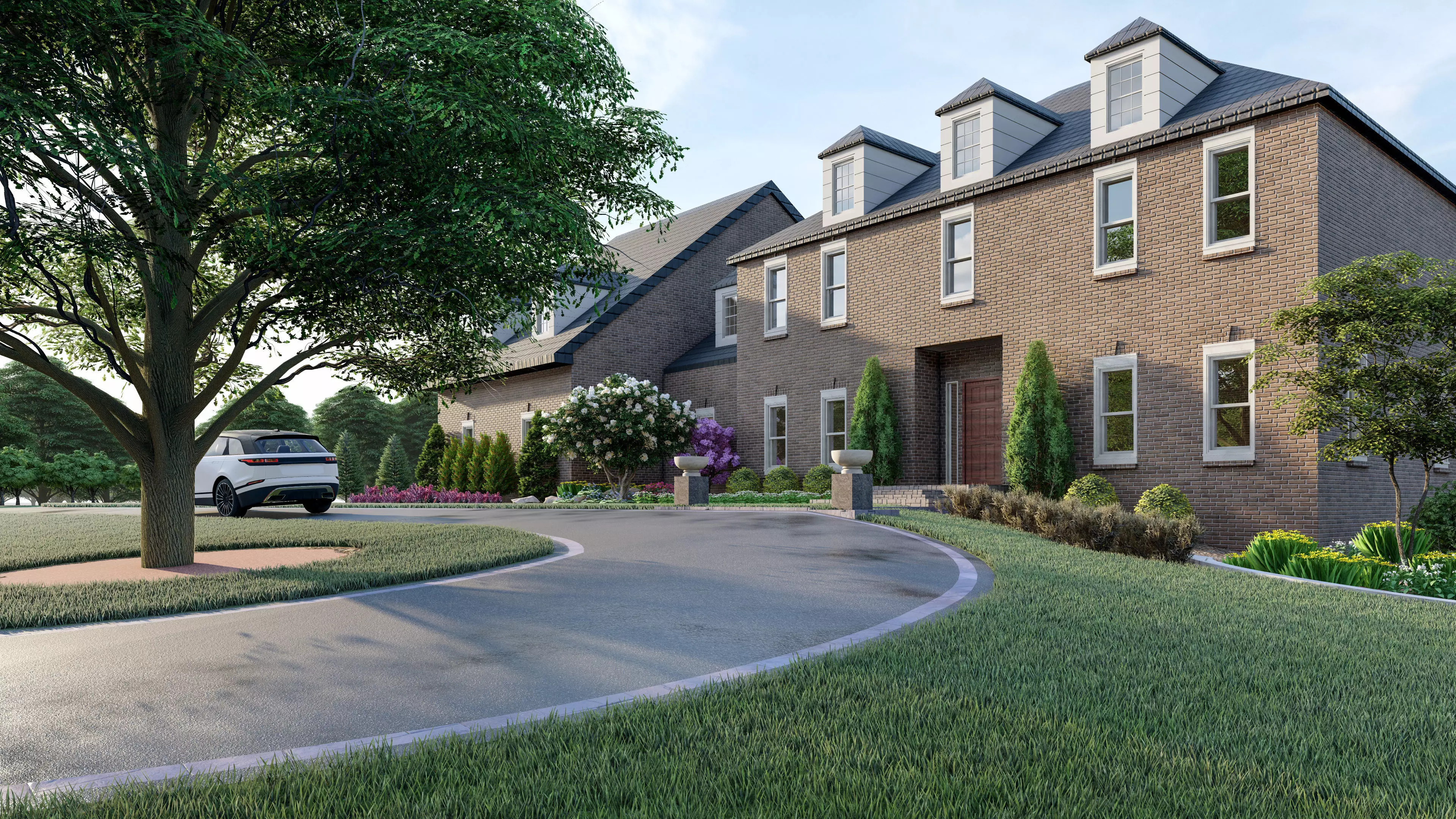 3d model residence landscape and design sketchup with lumion  3D model_0