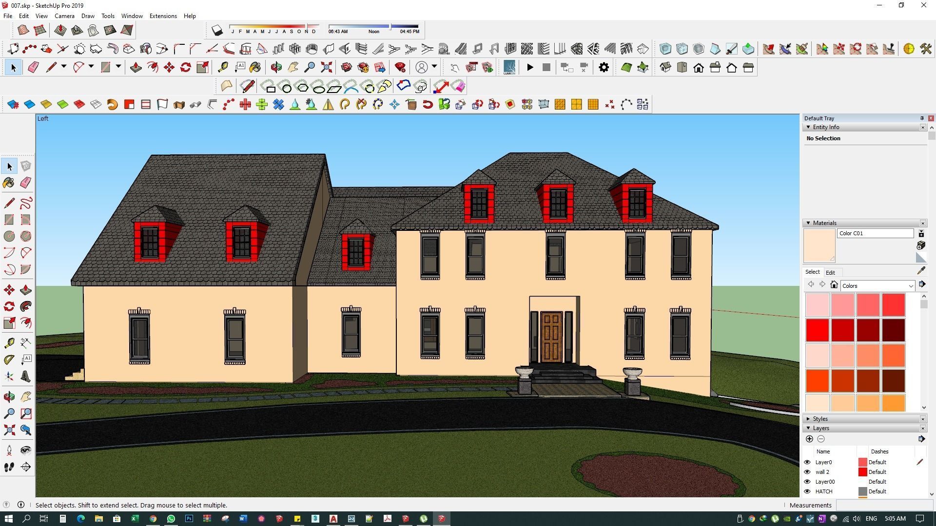 3d model residence landscape and design sketchup with lumion  3D model_12