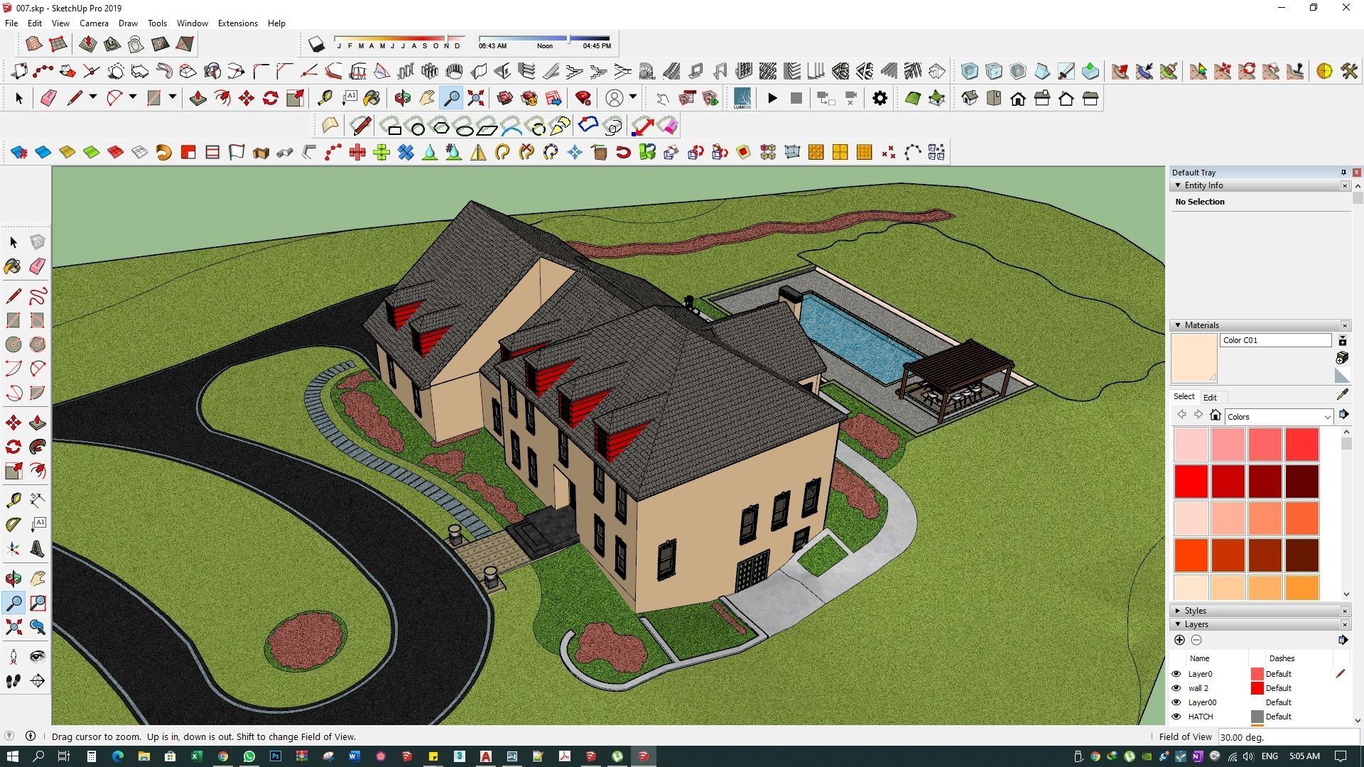 3d model residence landscape and design sketchup with lumion  3D model_18