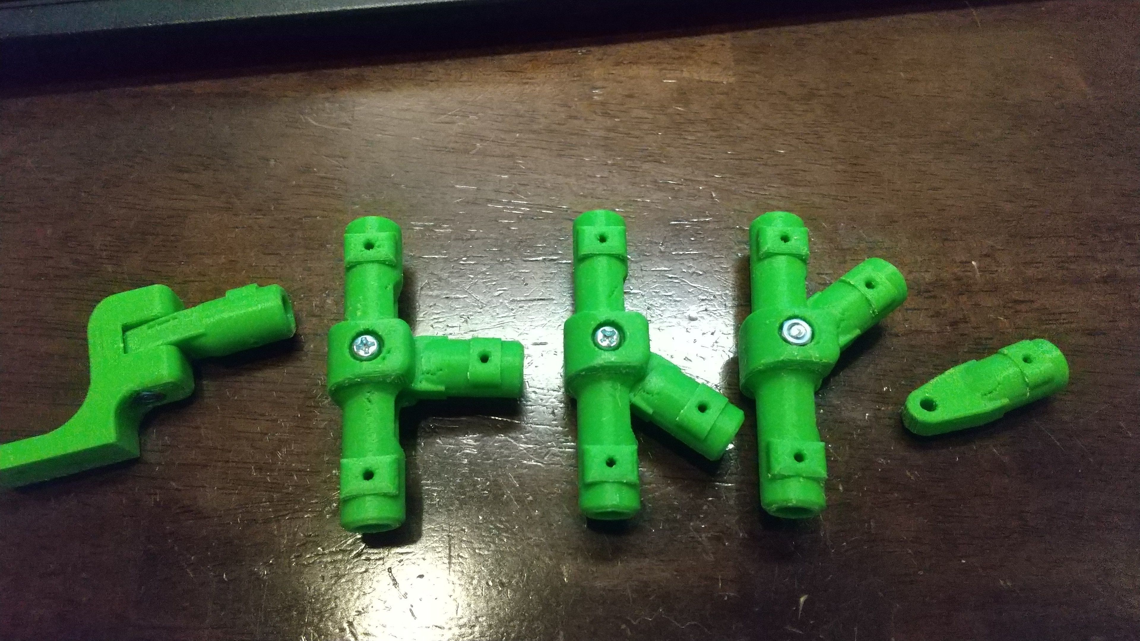 Connectors for link mechanism Free 3D print model_1