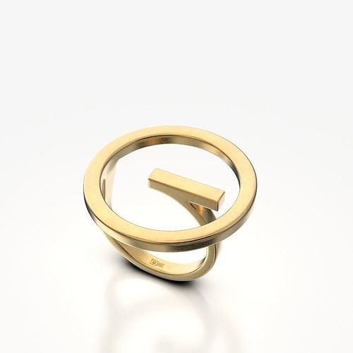 Circle Ring 3D print model