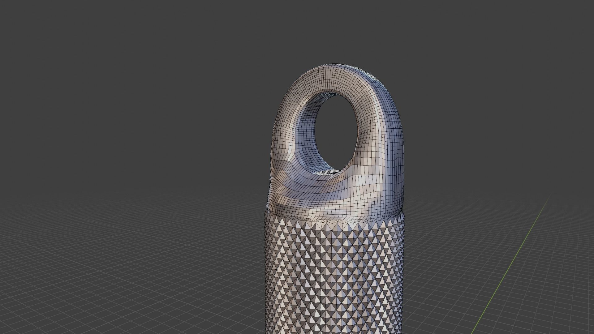 Simple gym handle fully printable 3D print model_4