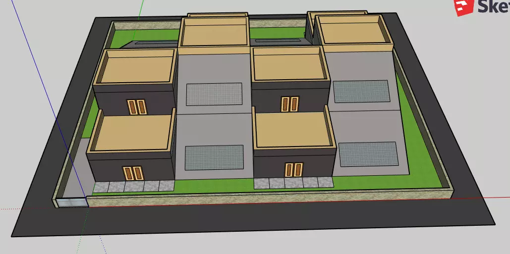 Four Cars 3D model_0