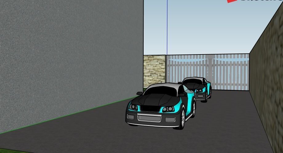 Four Cars 3D model_6