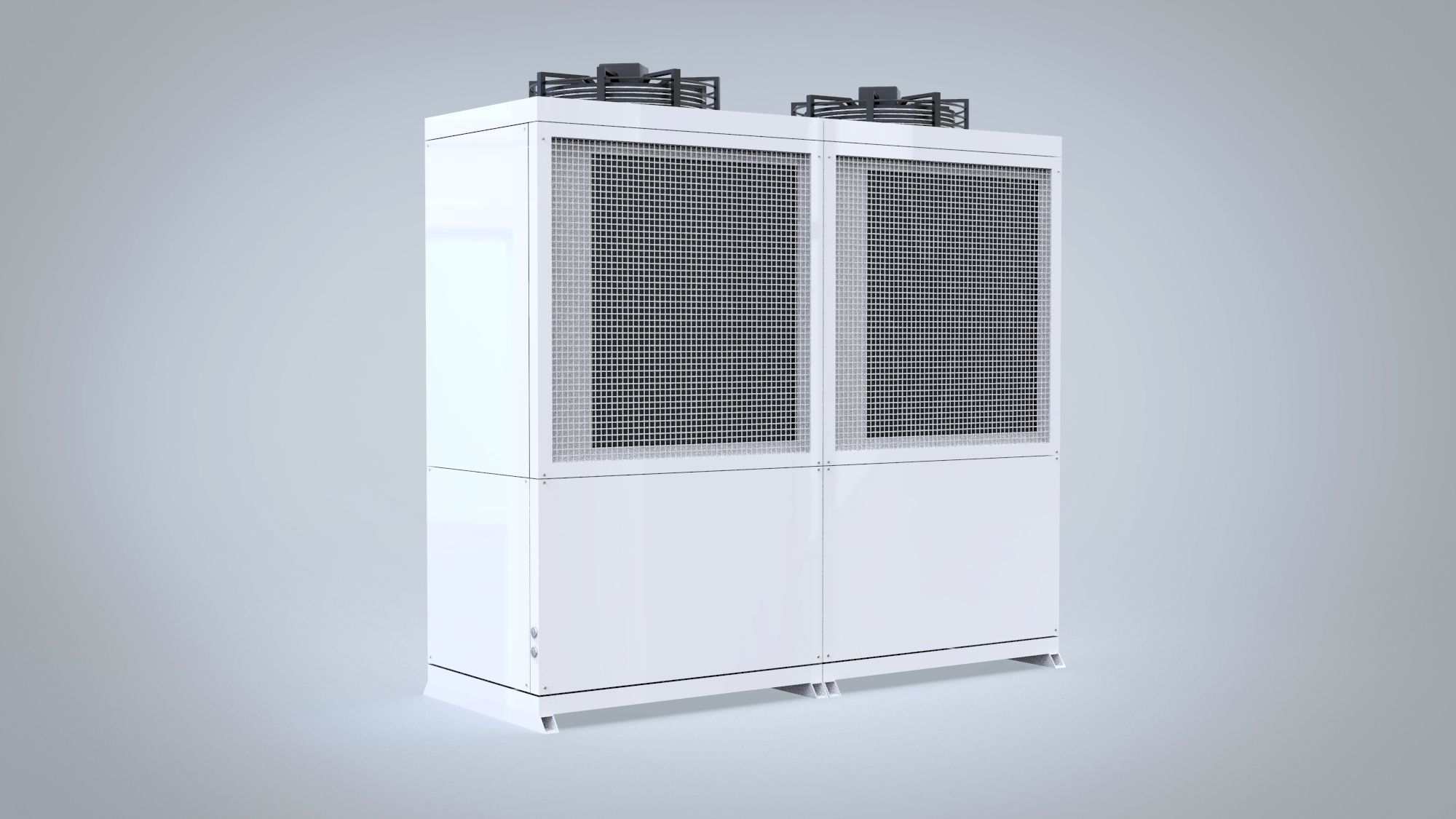 Unit Compressor Condensing 3D model_2