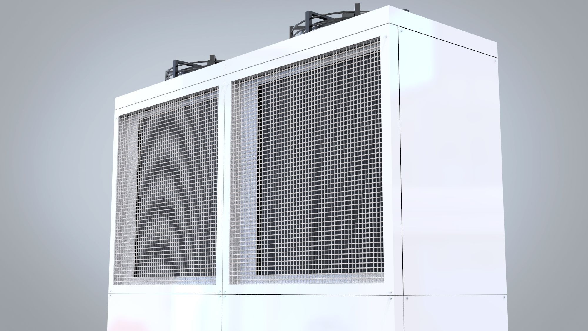 Unit Compressor Condensing 3D model_5