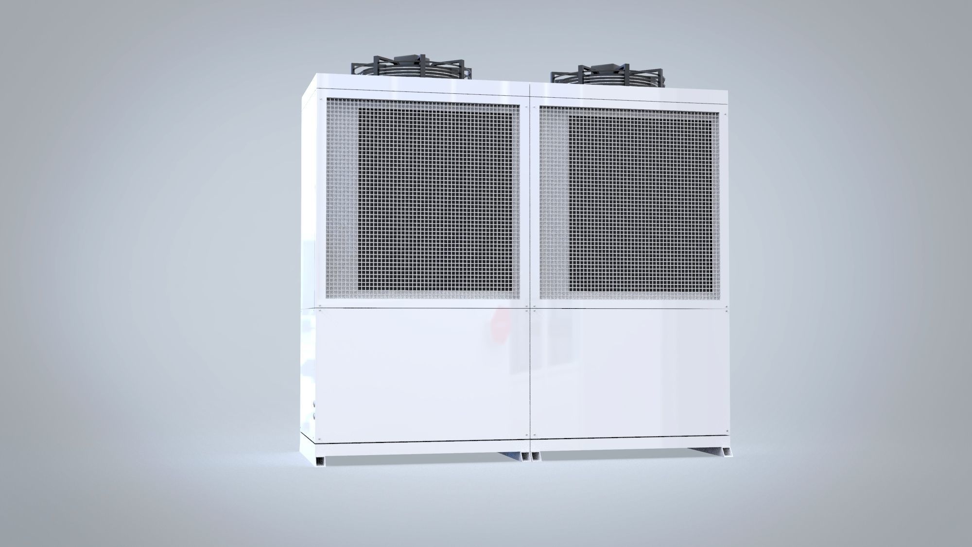 Unit Compressor Condensing 3D model_8