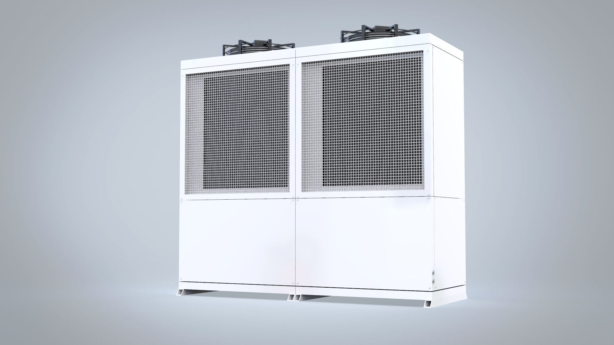 Unit Compressor Condensing 3D model_7