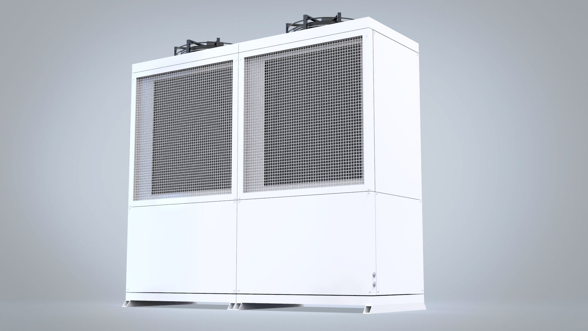 Unit Compressor Condensing 3D model_3