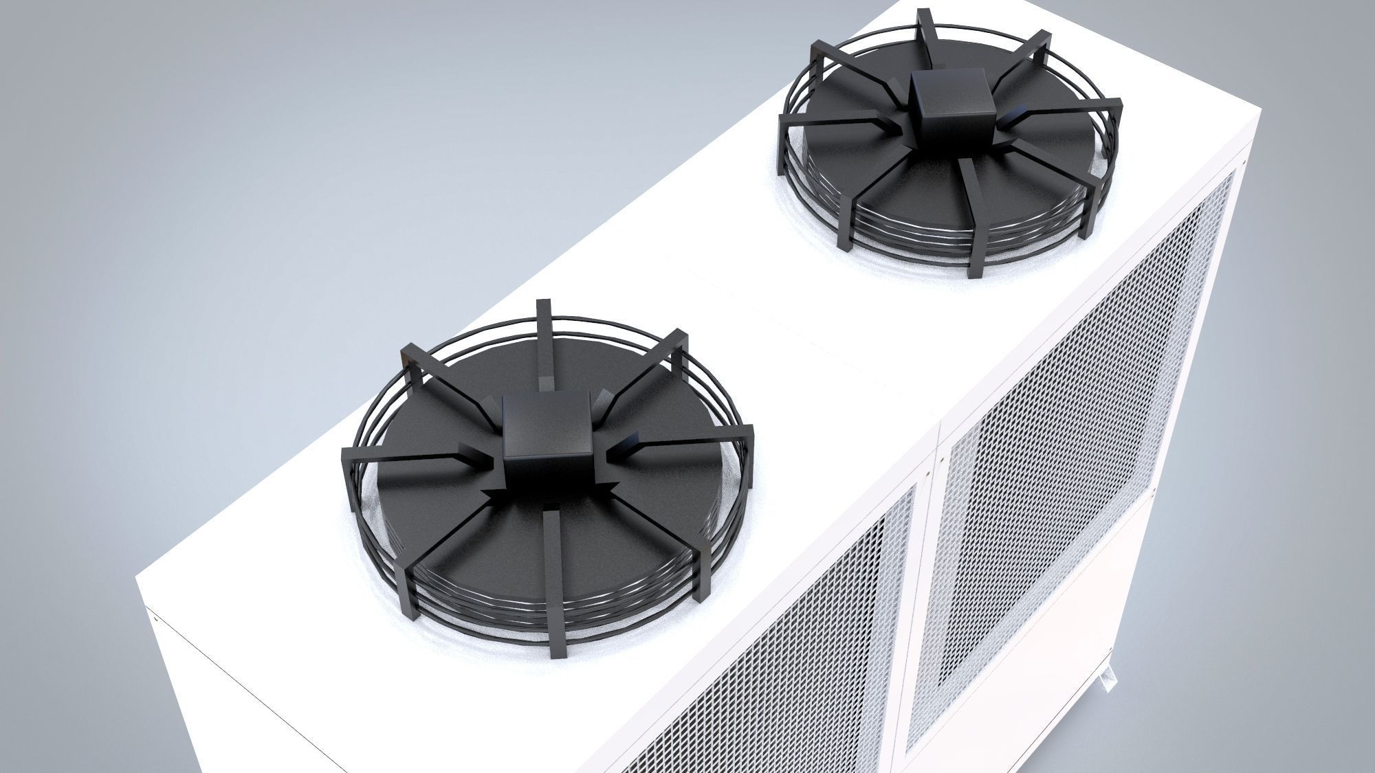 Unit Compressor Condensing 3D model_4