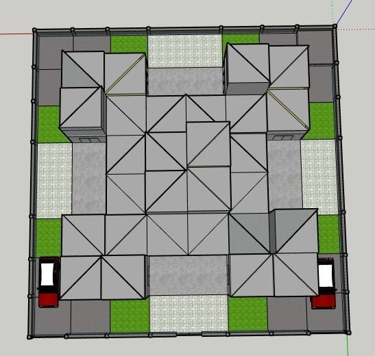 The Trio Steps 3D model_2