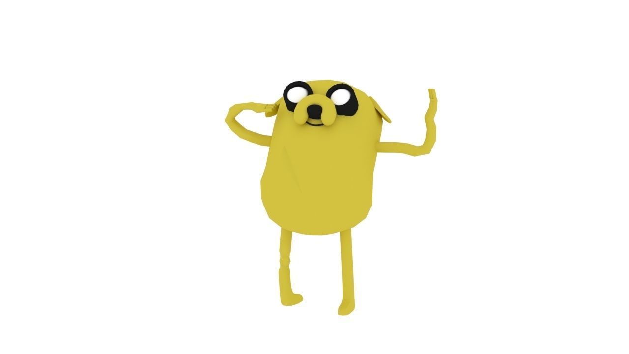Jake The Dog  Free low-poly 3D model_20