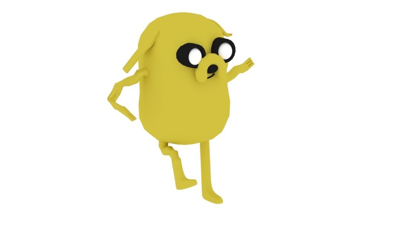 Jake The Dog  Free low-poly 3D model_16