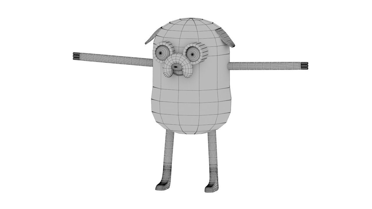 Jake The Dog  Free low-poly 3D model_23