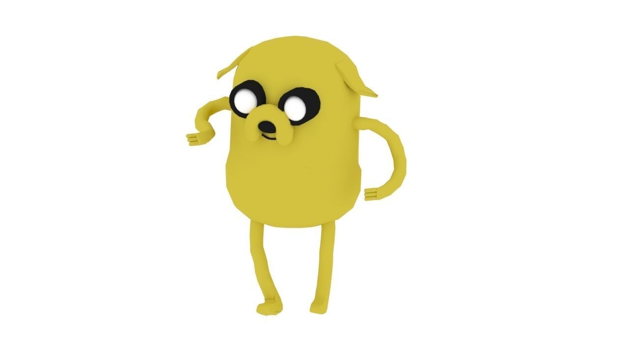 Jake The Dog  Free low-poly 3D model_9