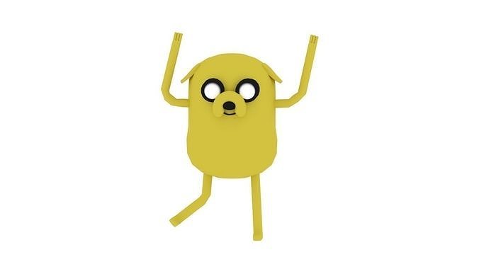 Jake The Dog  Free low-poly 3D model